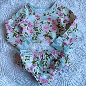 Sweethoney Clothing Floral Rash-guard Bikini